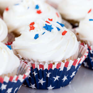 patriotic cupcakes