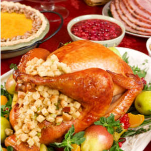 Thanksgiving turkey dinner 