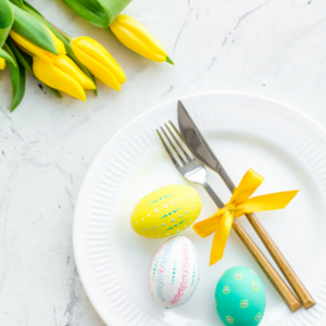 Easter table setting 