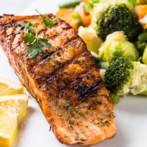 grilled salmon