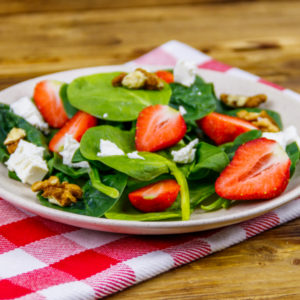 strawberry and feta salad