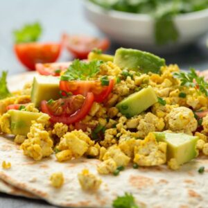 scrambled tofu