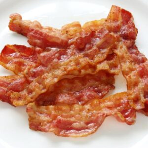 fried crispy bacon